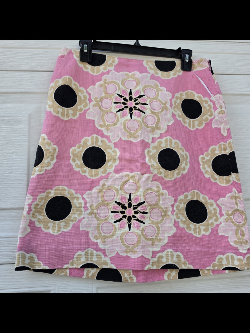 Lilly Pulitzer Pink Medallion A-Line Skirt